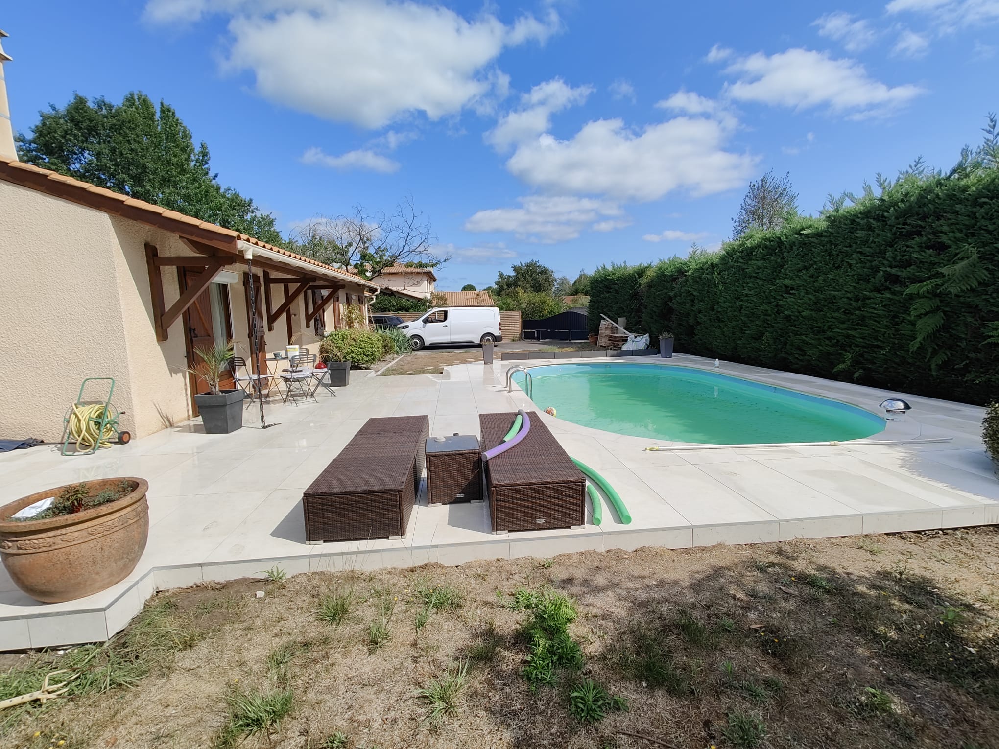 Vue piscine